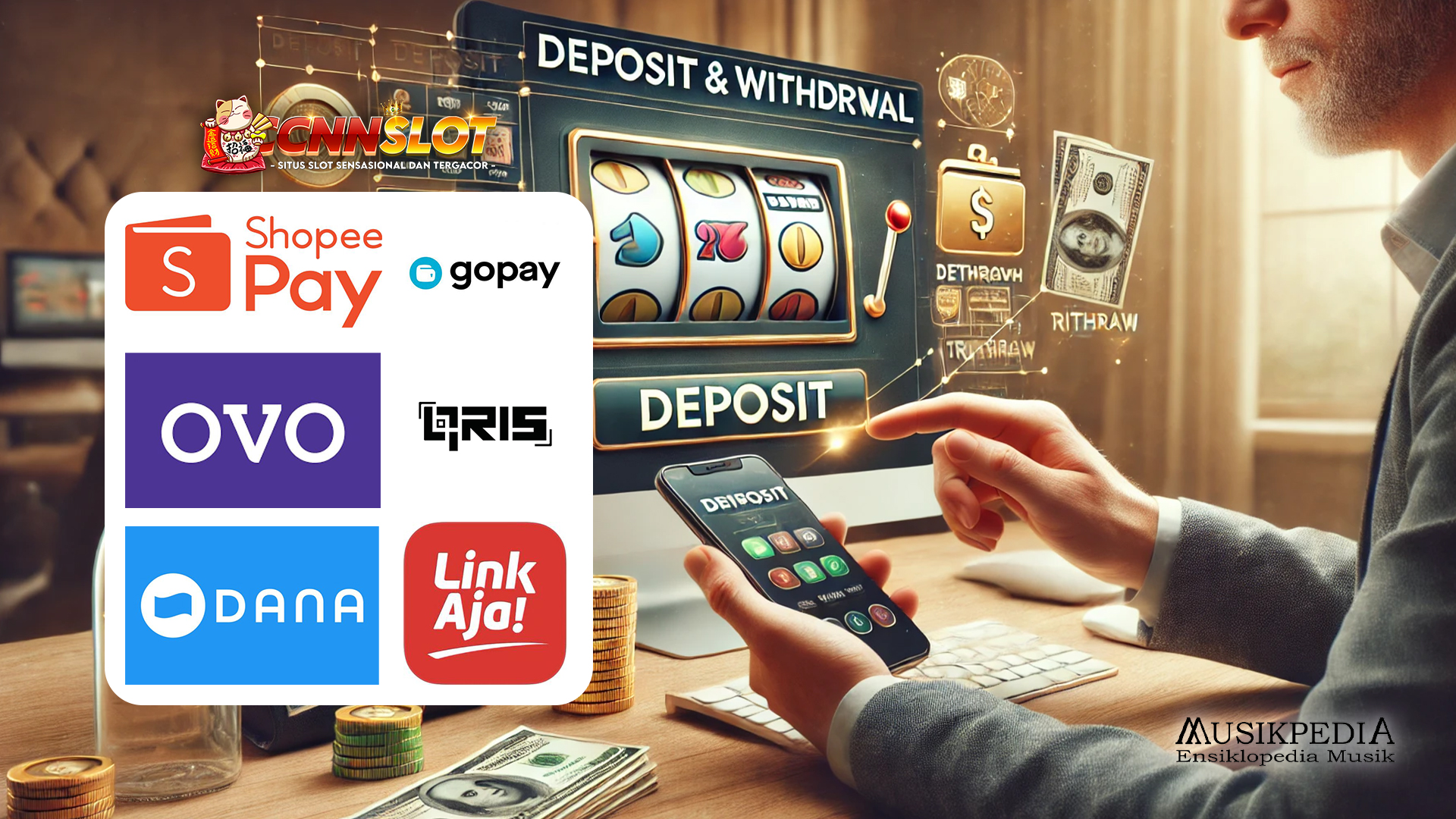 Deposit dan Withdraw Slot Online: Praktis dengan E-Wallet