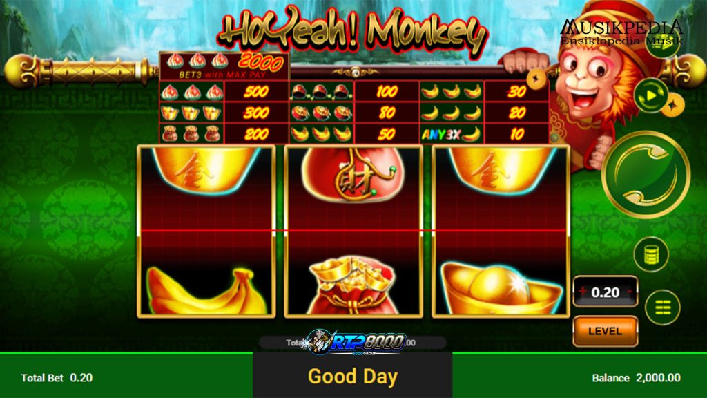 HoYeah Monkey: Slot Sederhana dengan RTP Tinggi