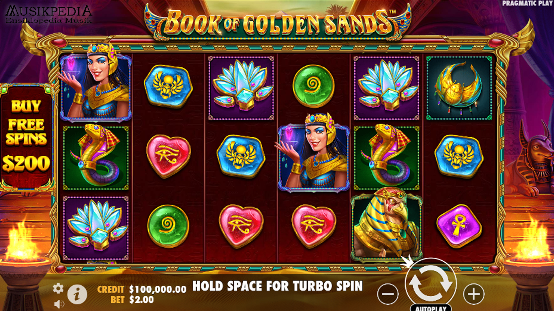 Temukan Harta Book of Golden Sands via Daftar Ruby8000