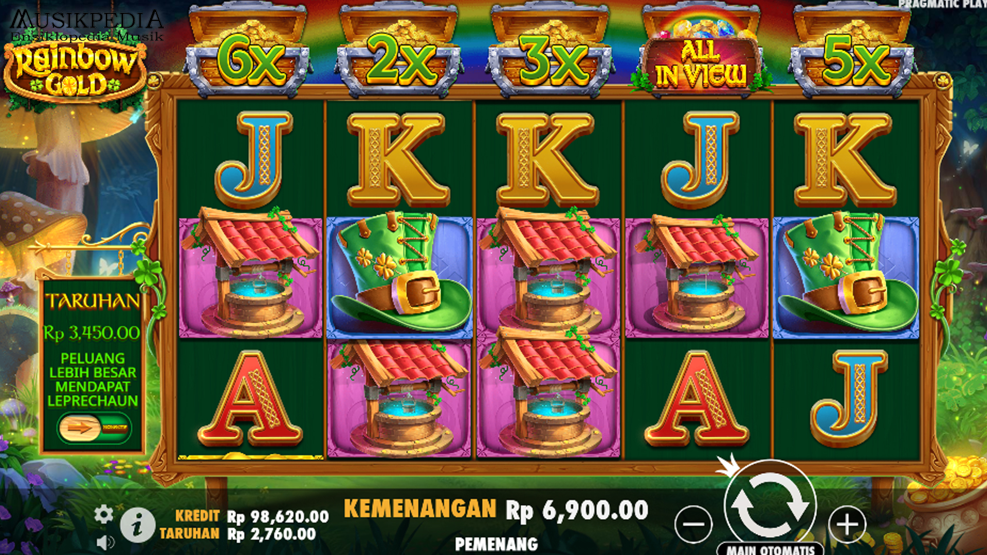 Slot Gacor di Ruby8000 Hari Ini: Rainbow Gold Lagi Hoki Banget