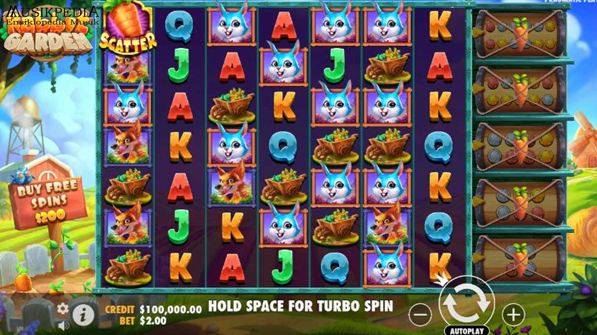 Posisi Jackpot Terbesar yang Pernah Diberikan Rabbit Garden 5x