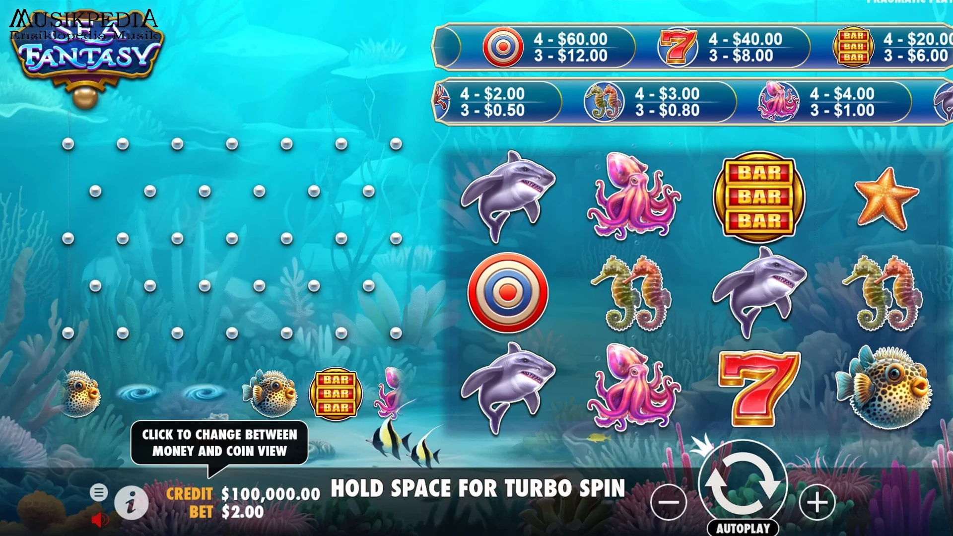 Sea Fantasy di Ruby8000 Slot, Bawah Laut yang Anti Mainstream